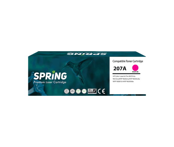 HP 207A MAGENTA W2213A AVEC PUCE