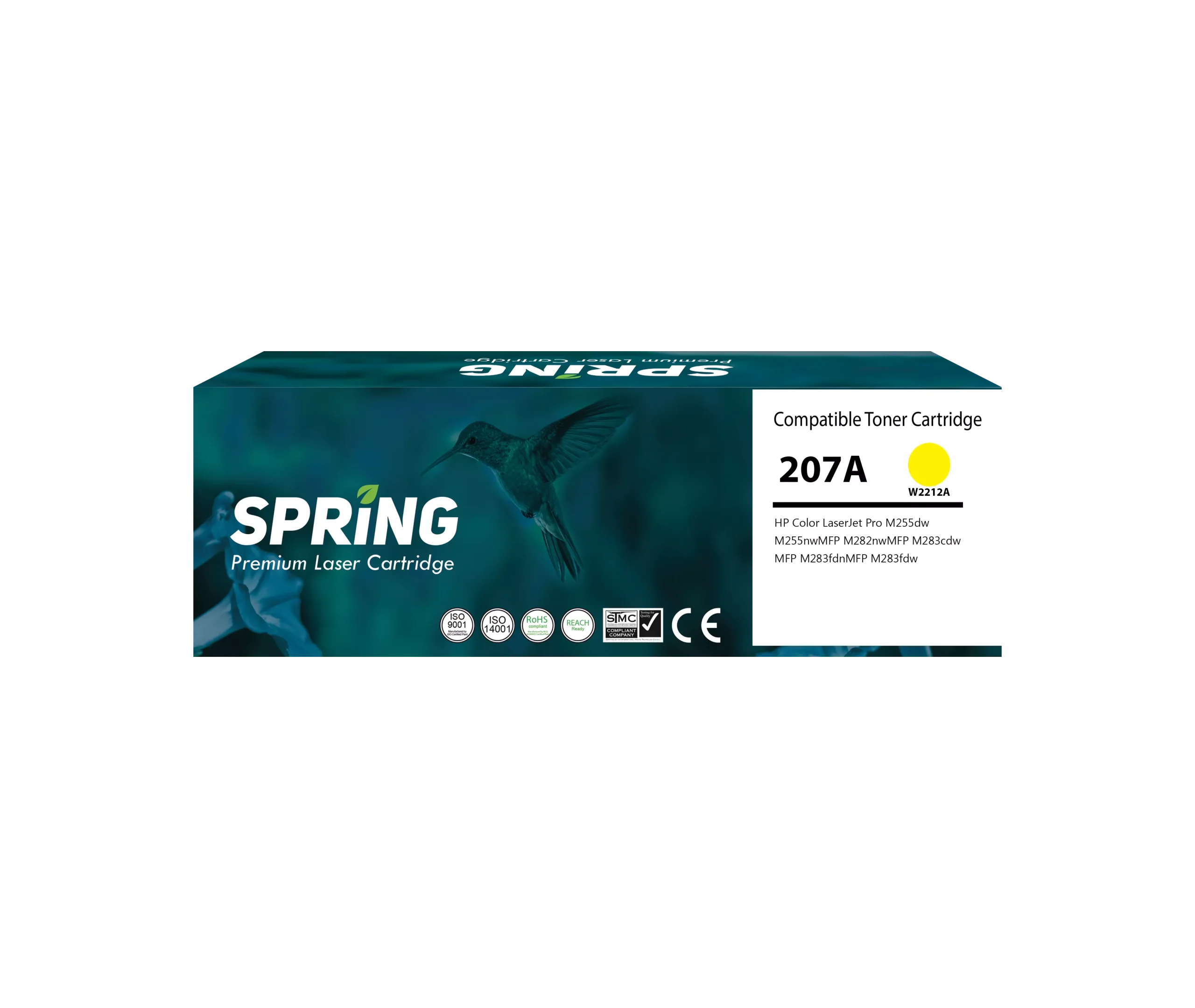 HP 207A YELLOW W2212A AVEC PUCE